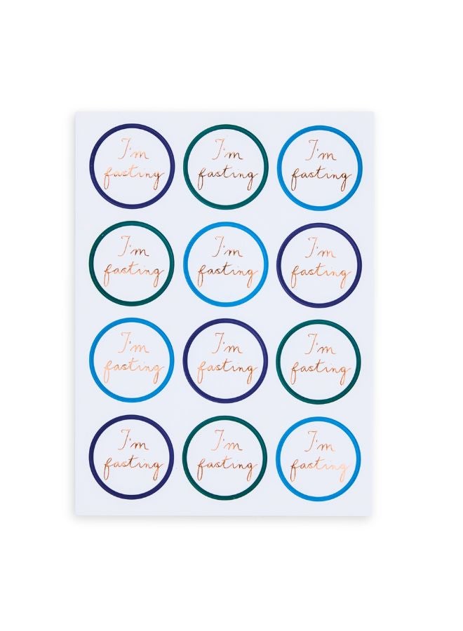 Party Camel "I'M FASTING" Stickers - Image 1