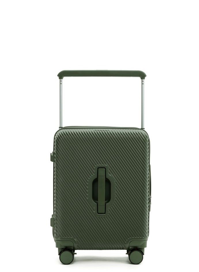 LIGHTGO 7655 ABS mix PC Suitcase check in luggage 20 inch with TSA travel case Green color - Image 2