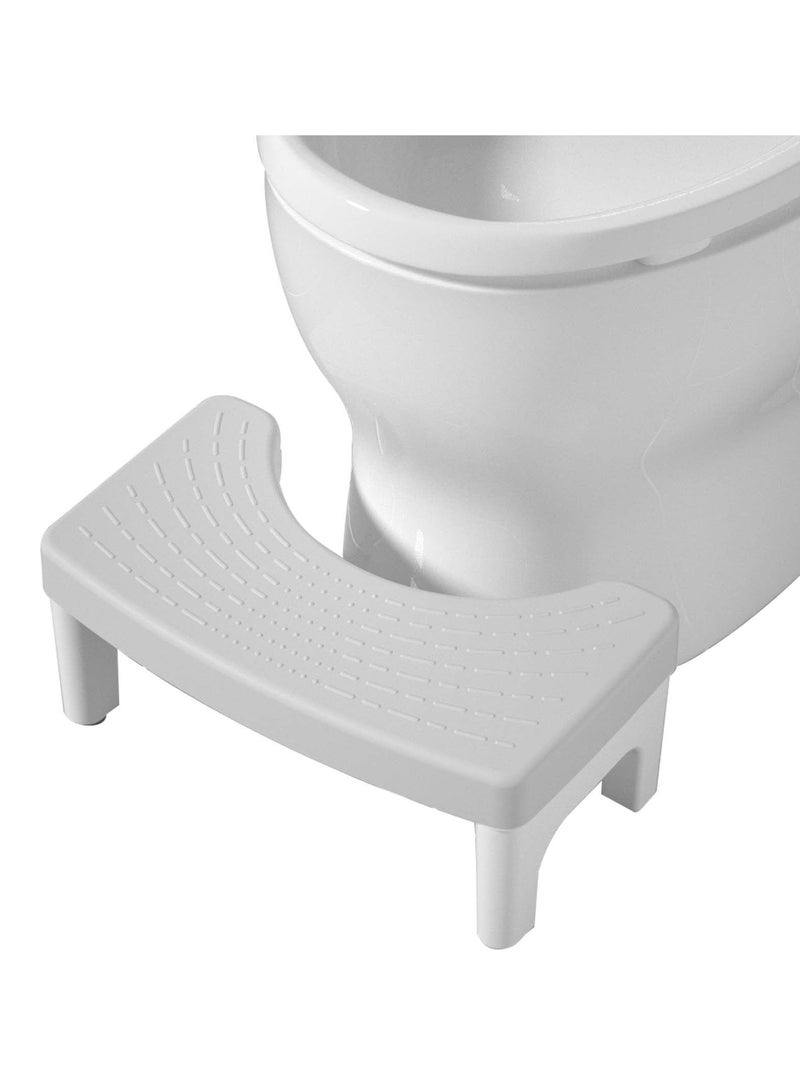 LEFAFA Toilet Stool Poop Stool, Squatting Potty Stool for Adults, Portable Plastic Toilet Step Stool, Non-Slip Poop Foot Stool for Bathroom, Foot Rest Stool, Healthy for Seniors and Kids - Image 1