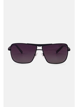 Timberland Men TB925802D64 Rectangle Sunglasses, Black  - Image 1