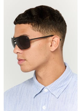 Timberland Men TB925802D64 Rectangle Sunglasses, Black  - Image 2