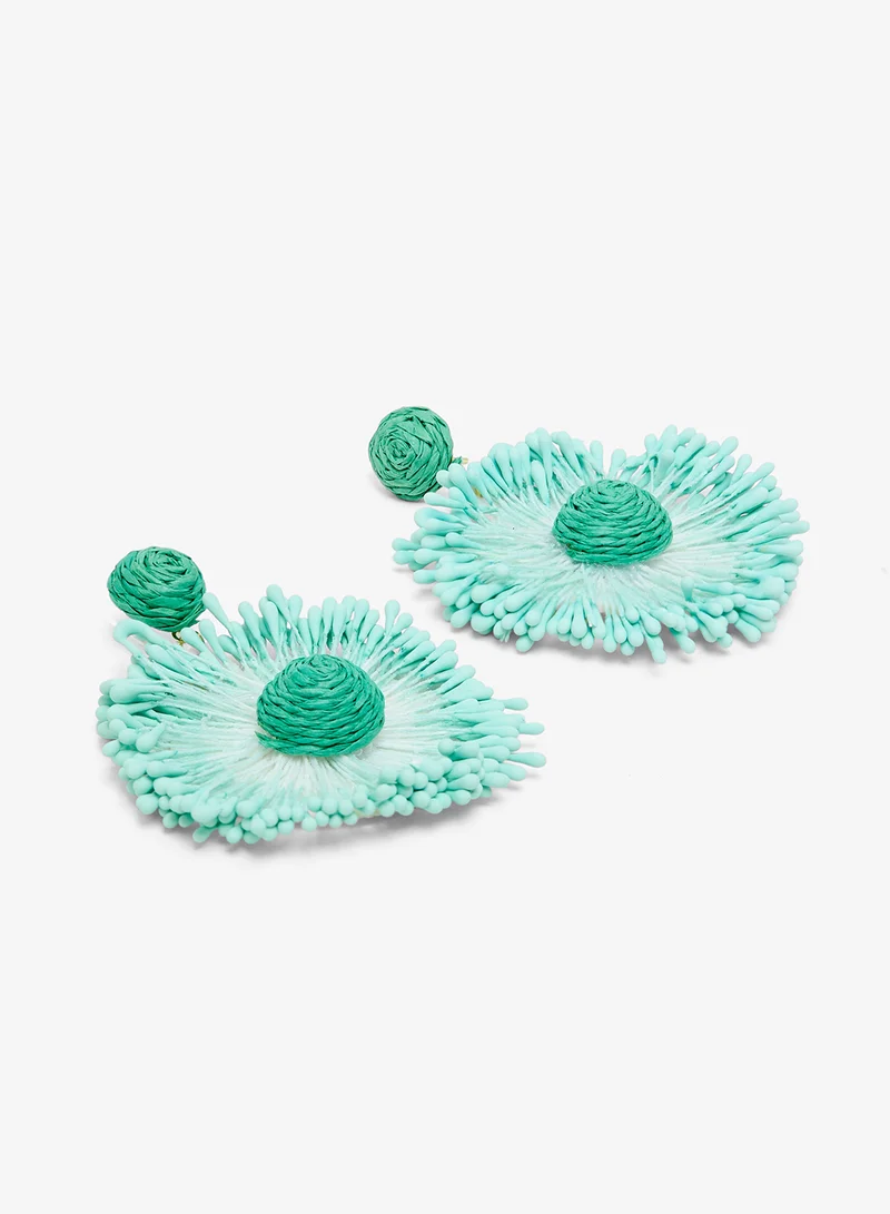 Ginger Green Statement Earrings