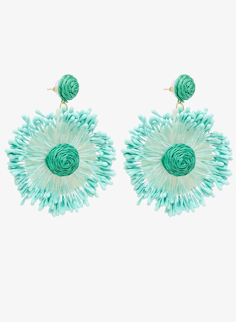 Ginger Green Statement Earrings