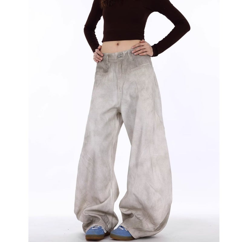 Unisex Classic Denim Jeans Loose Fit Daily Outdoor Wear - Image 3