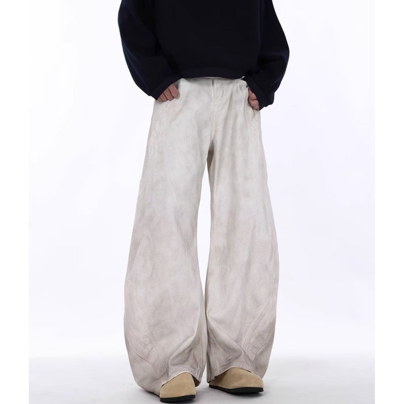 Unisex Classic Denim Jeans Loose Fit Daily Outdoor Wear - Image 2