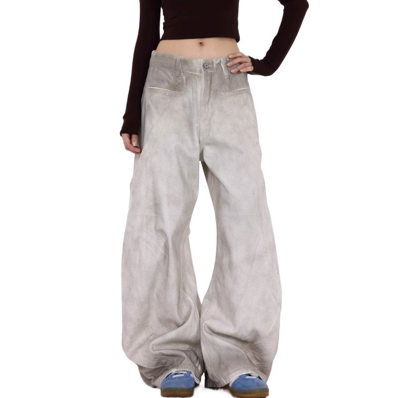 Unisex Classic Denim Jeans Loose Fit Daily Outdoor Wear - Image 5