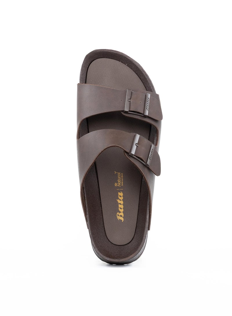 Bata Buckle Details Slip On Sandals - Image 4