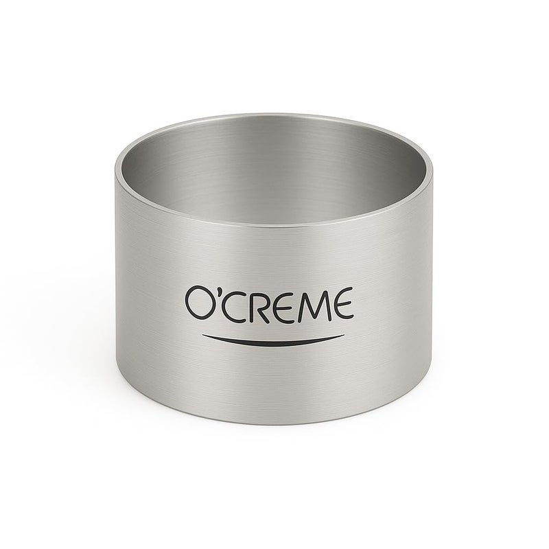 حلقة كعكة OCreme مصنوعة من الفولاذ المقاوم للصدأ القوي، قالب دائري لكعكة الموس للخبز، تزيين الكعك، حلقات المعجنات بقطر 3 بوصة وارتفاع 3 بوصة