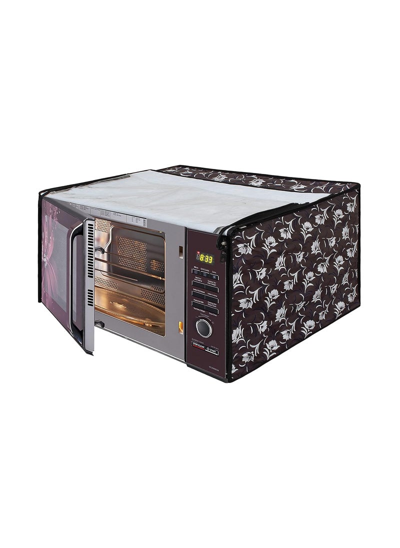 Lithara Lithara Beautiful Multi Colour Printed Microwave Oven Cover for Panasonic NNCT654M 27 LTR  - Image 1