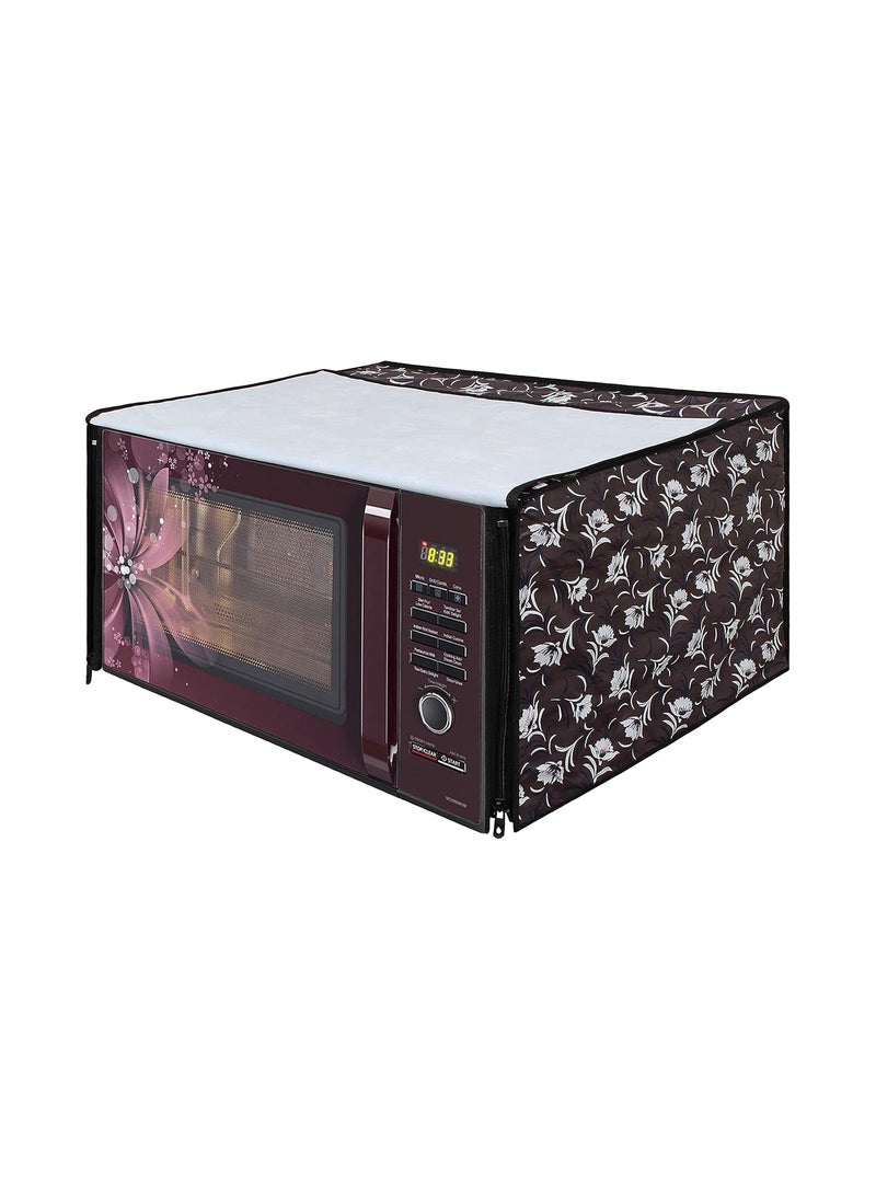 Lithara Lithara Beautiful Multi Colour Printed Microwave Oven Cover for Panasonic NNCT654M 27 LTR  - Image 2