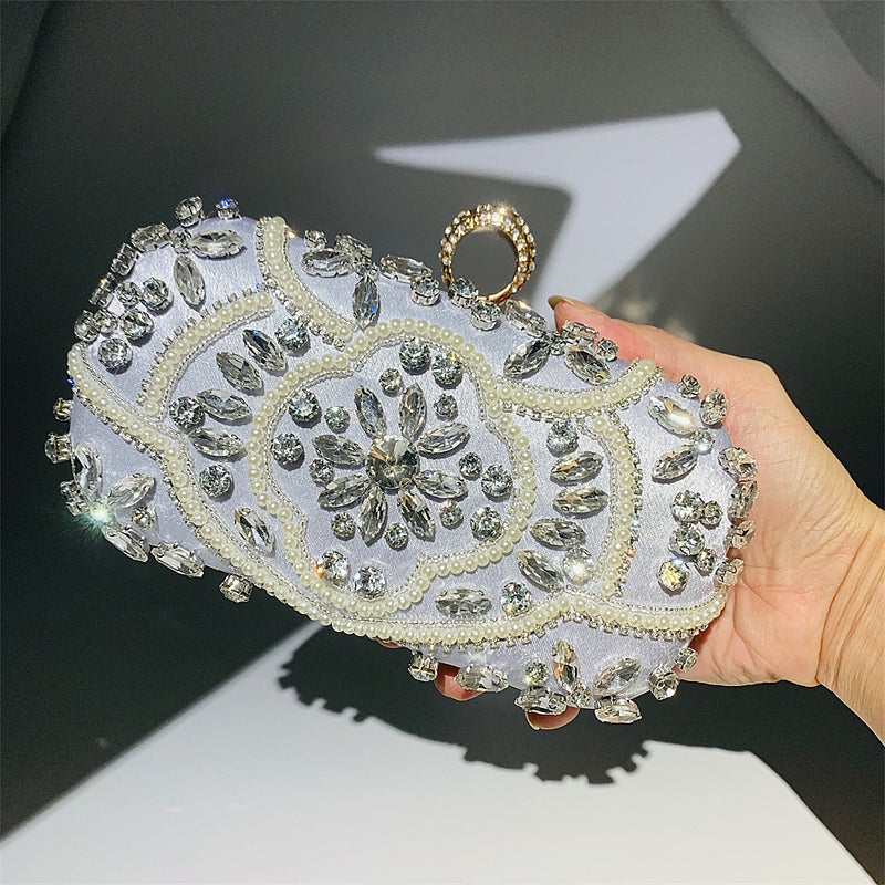 Chaozhou Hengmei Handbag Clutch Evening Bag Handmade Bead Embroidery Bag Sequin Bag Ladies Clutch Evening Bag - Image 3