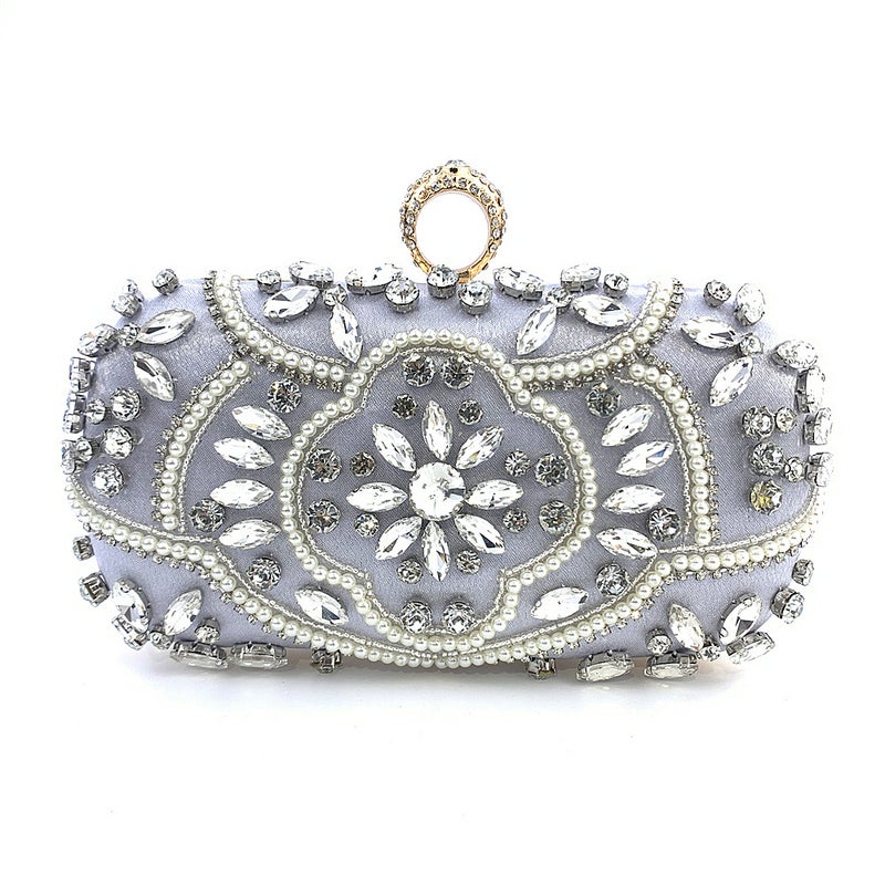 Chaozhou Hengmei Handbag Clutch Evening Bag Handmade Bead Embroidery Bag Sequin Bag Ladies Clutch Evening Bag - Image 1