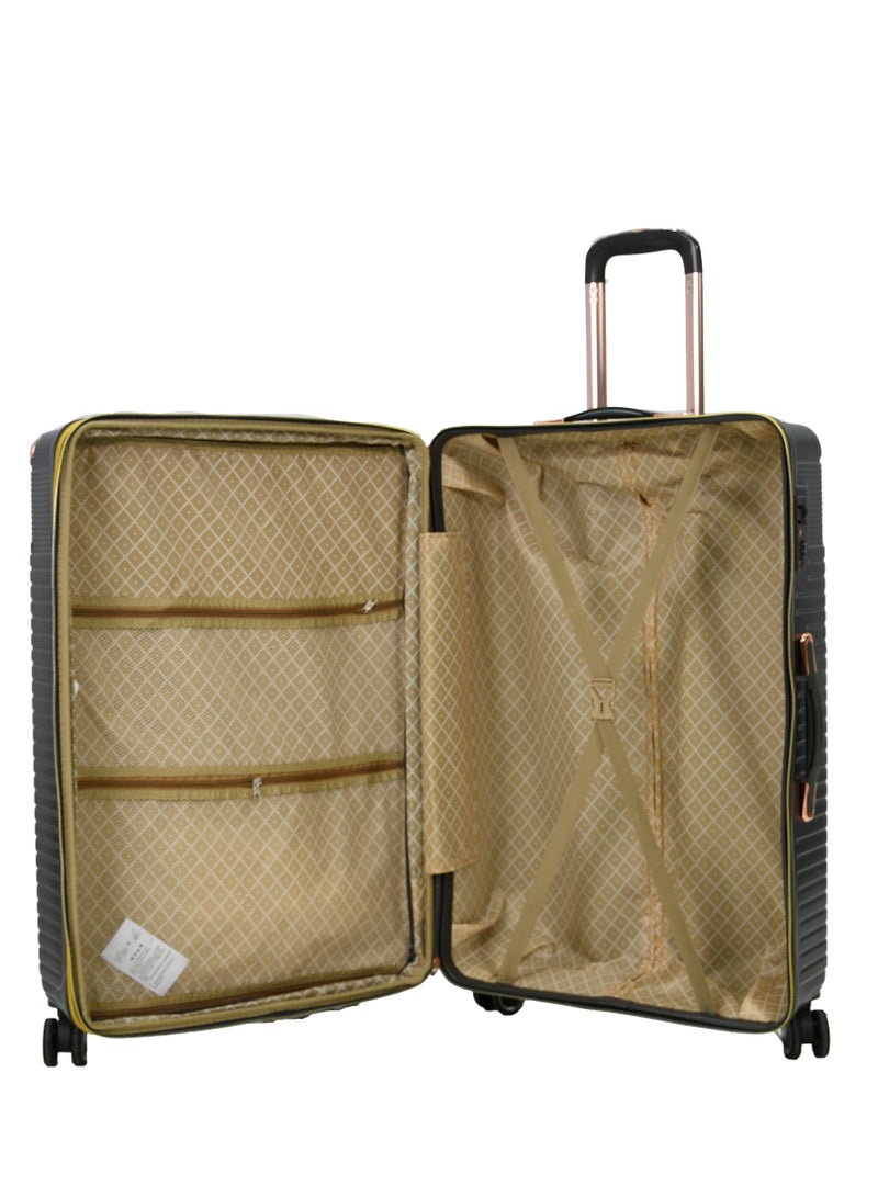 MORANO 6-Piece Luggage Trolley Bag Set Dark Grey - Image 4