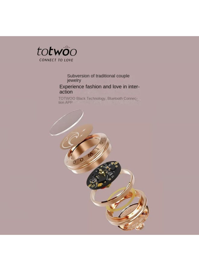 توتو Totwoo Mountain Oath سوار استشعار الاهتزاز الذكي التفاعلي لمسافات طويلة سوار حب للأزواج هدية للصديق أو الصديقة - Image 3