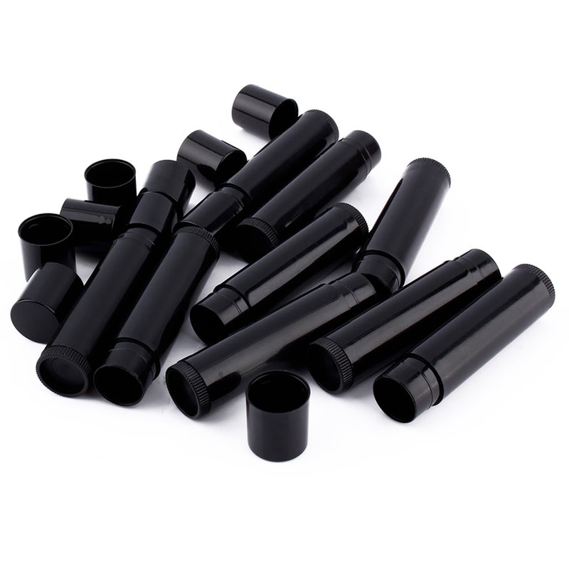 Lot 100PCS 5ml Clear Black White Empty Lipstick Lip Balm Container Tube - Image 5