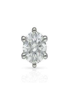 Malabar Gold and Diamonds دبوس أنف من الألماس الأصفر النقي 18 قيراطًا بدرجة نقاء 750 MSOB4R001NP1YVS-F للنساء  - Image 2