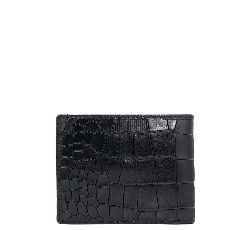 Da Milano  Black Bifold Leather Mens Wallet for Men | Best Price UAE