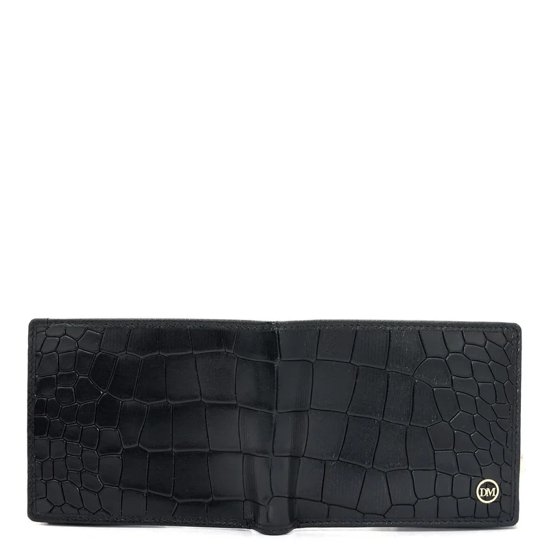 Da Milano  Black Bifold Leather Mens Wallet for Men | Best Price UAE