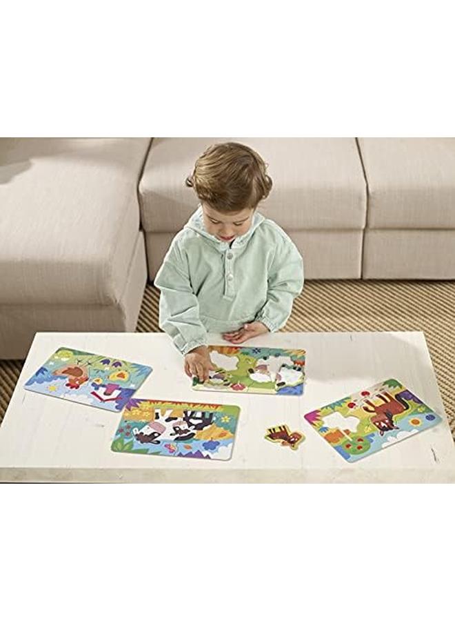 ايديوسا Mes Premiers Puzzles Progressifs. الامهات والاطفال. ألغاز التقدم للأطفال 5 6 7 و 8 قطع. زائد 24 موسى 18899 - Image 2