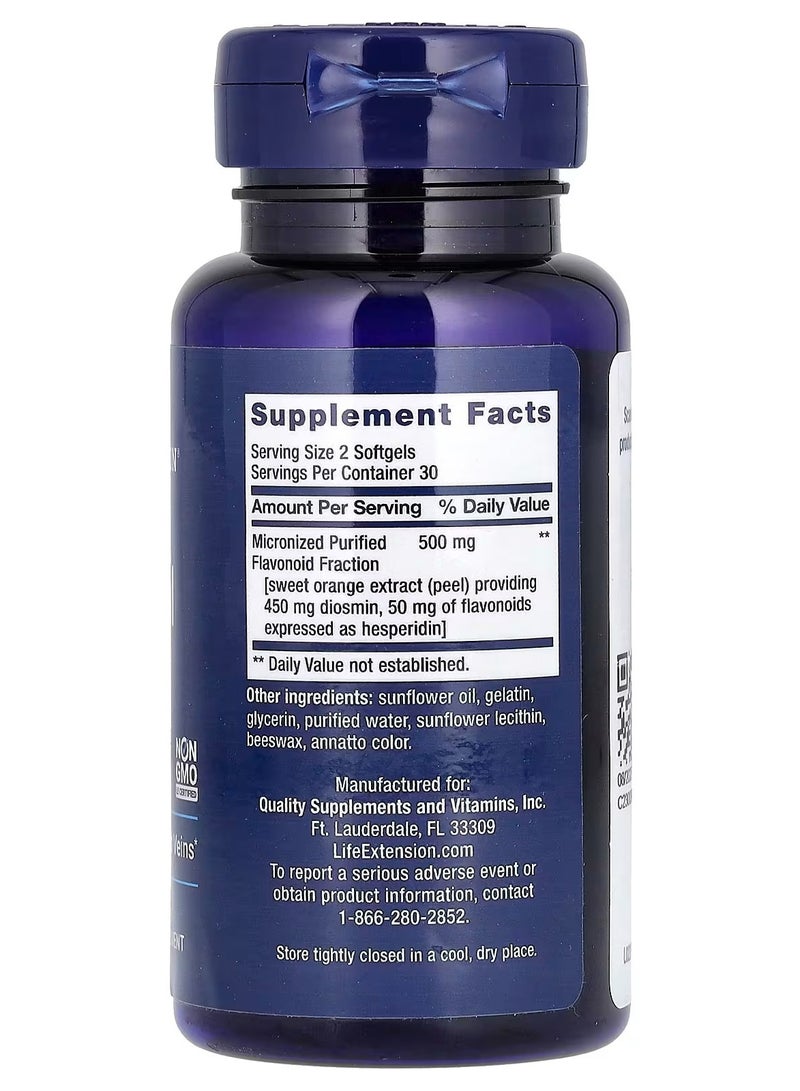 Life Extension, Youthful Legs, 60 Softgels (250 mg per Softgel) - Image 2