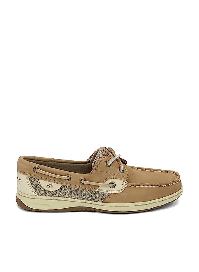 Sperry Women's Bluefish 2-Eye Boat Shoe, Off White, 8 Wide - Image 1