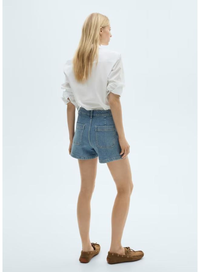 MANGO Casual Denim Shorts  - Image 2