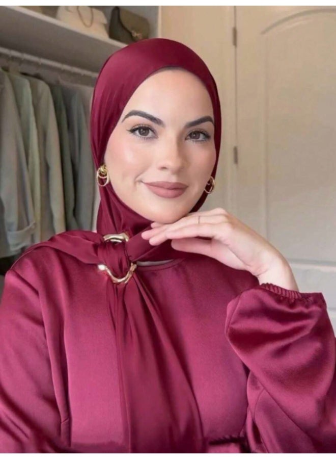 1PCS Women's Fashion Scarf Hijab Pin, Scarves Clip Accessory Hat Suit Dress Clothes - Image 3