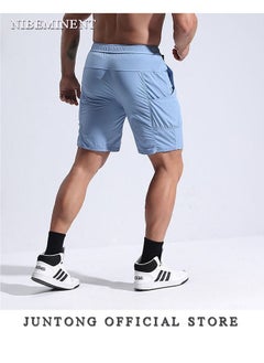 NIBEMINENT Men Casual  Sports Pockets Cotton Beach Shorts Fifth Pants Multi pocket Cargo pants  - Image 3