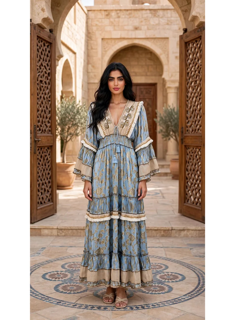 Azure Bloom Grace Dress