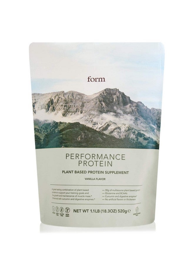 Form Performance Protein - Vegan Protein Powder - 30G Of Plant Based Protein Per Serving, With Bcaas And Digestive Enzymes. Perfect Post Workout. Tastes Great With Just Water! (Vanilla) - Image 1