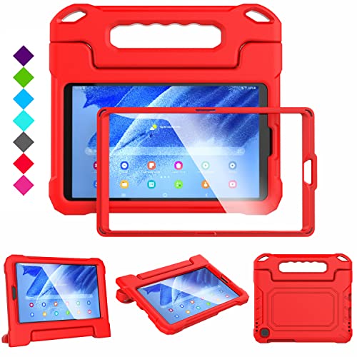 MAISON Kids Case for Samsung Galaxy Tab A9 8.7-inch 2023 SM-X110/X115/X117 & Galaxy Tab A7 Lite 8.7-inch 2021 T220/T225/T227 Shockproof, Built-in Screen Protector Stand Tablet Cover (Red) - Image 1