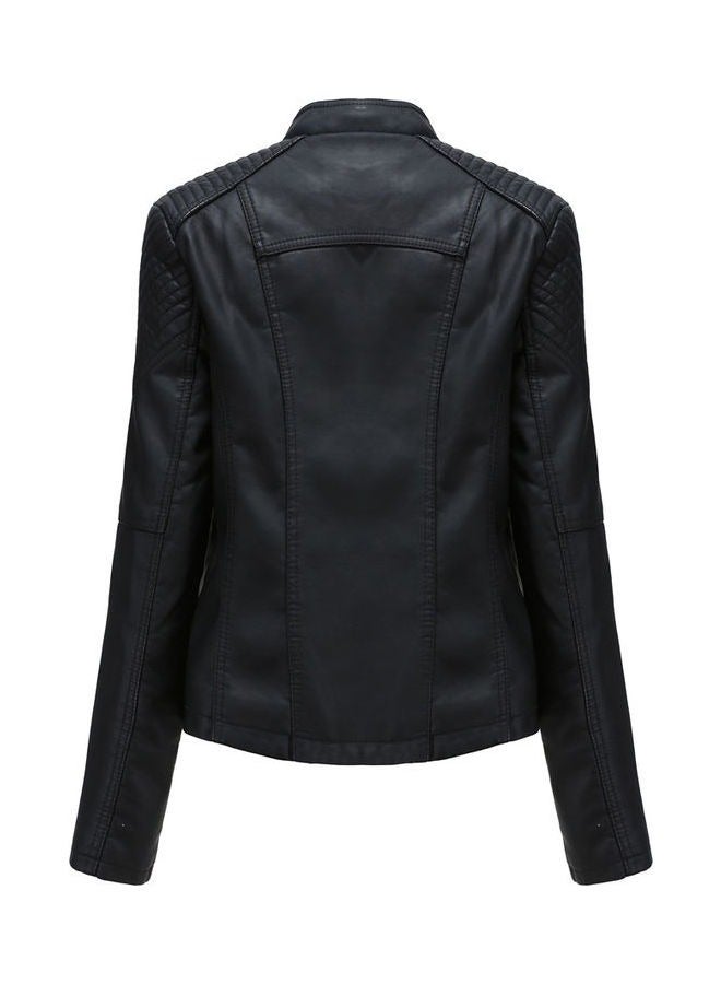 NIBEMINENT Classic Short Biker Coat  - Image 2