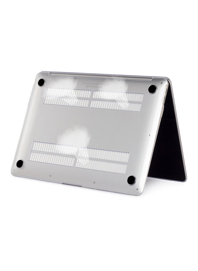 Protective Case For Macbookpro Air1314 Computer Frosted Crystal Shell Digital Computer/macbook Protective Cover-Color:(Hollow) Crystal Black-Applicable Model:M2 M3 2022 Air13（A2681/A3113）