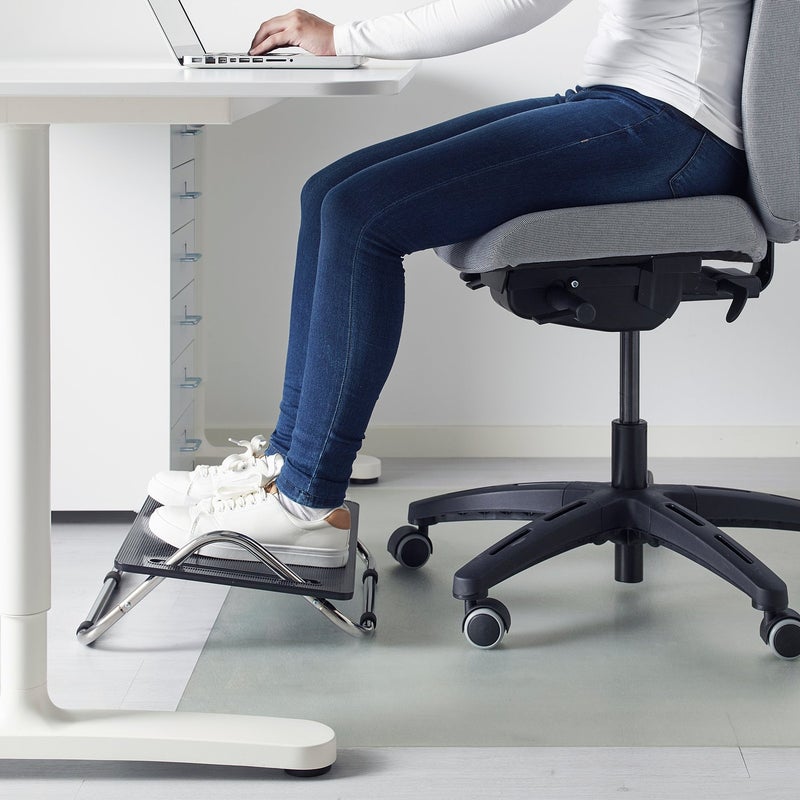 Baitique Adjustable Under-Desk Foot Rest, Black - Image 3