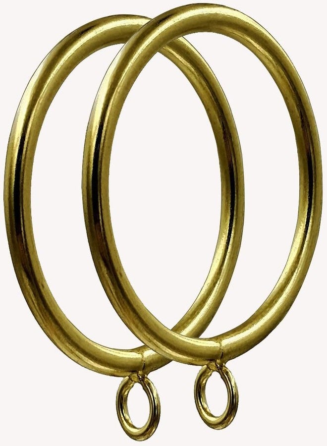 N.C Curtain Ring Metal 28-Pcs 2.0 inch Inner Diameter with Eyelets fit up 1.5 inch Rod (Gold,28) - Image 2