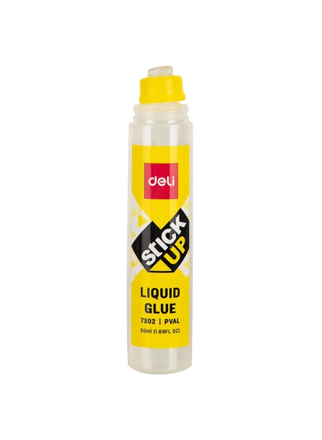 Deli 1-Piece Clear Liquid Glue Stick 50ml Content - Image 3