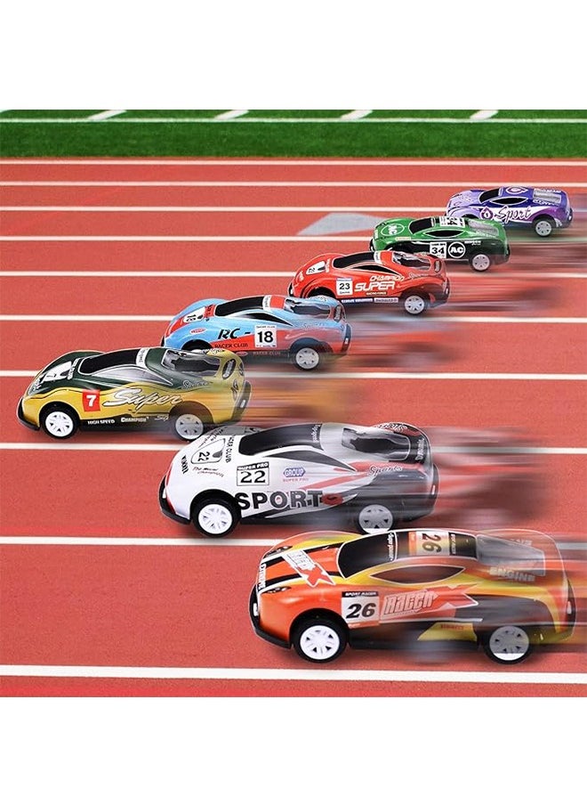 General 10Pcs Metal Pull Back Racing Car Toy Die Cast Race Car Vehicles Playsets, Friction Powered Toddler Boy Car Toys 6.9cm  - Image 3