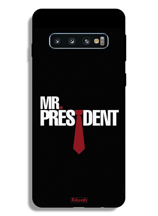Tolwak Samsung Galaxy S10 Plus Protective Case Cover Mr President - Image 2