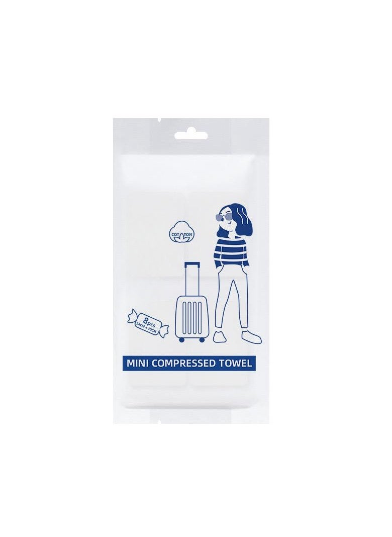 Generic 8Pcs Disposable Compressed Towels  - Image 1