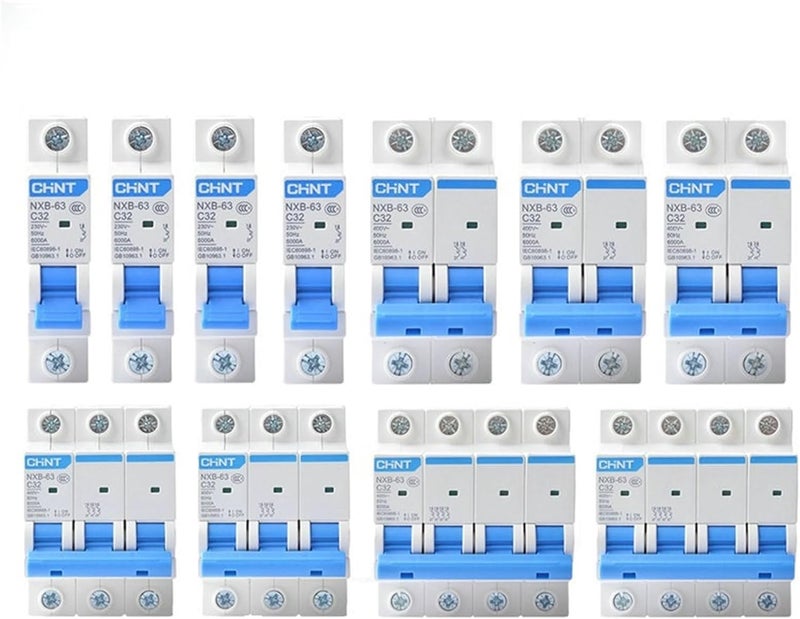 Mini Circuit Breaker DZ47 NXB 63 125 1P 2P 3P 4P 1A To 125A With Indication Size 2 Color 1A - Image 1