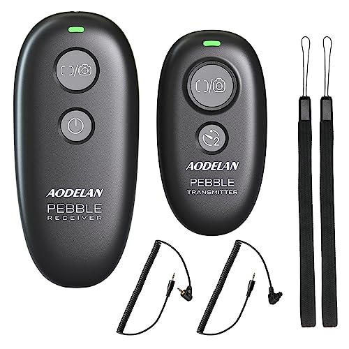 AODELAN Camera Wireless Shutter Release Remote Control for Canon EOS R5 C, R3, R6, 5D, For Fujifilm GFX 50S II, for Olympus E-M1 Mark III, E-M5 III;Replaces Canon TC-80N3, RS-60E3, Fuji RR-100, Olympus RM-CB2 - Image 1