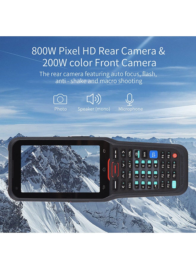 Generic - Android 10.0 1D Barcode Scanner Handheld Mobile Terminal PDA with Honeywell 5703 Scan Engine Support 1D/2D/QR Code Scaning Wireless Wi-Fi 4G with 4.0 Inch Touchscreen - Image 1