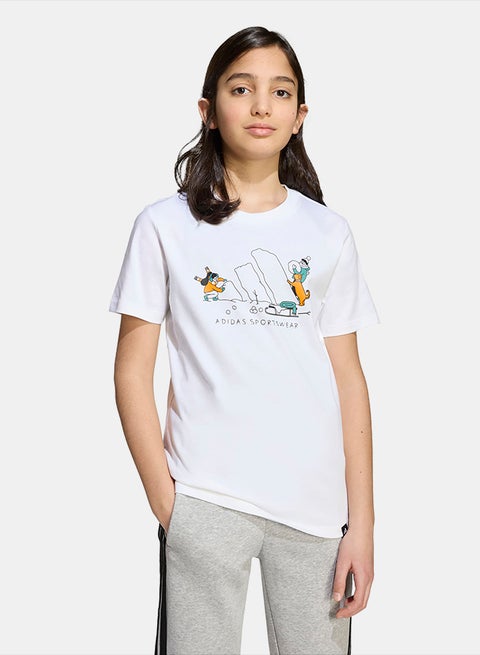 Winter Sports Graphic T-Shirt Kids