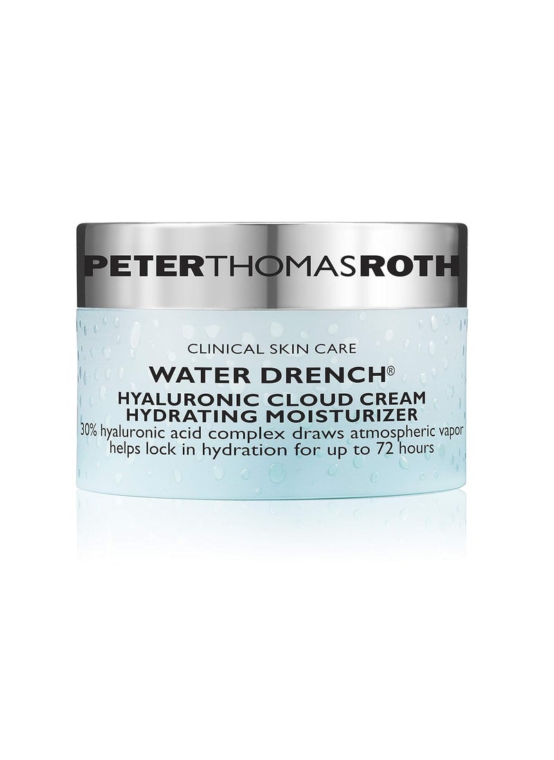 PETER THOMAS ROTH Peter Thomas Roth | Water Drench Hyaluronic Cloud Cream | Hydrating Moisturizer for Face, Up to 72 Hours of Hydration for More Youthful-Looking Skin, Fragrance Free 