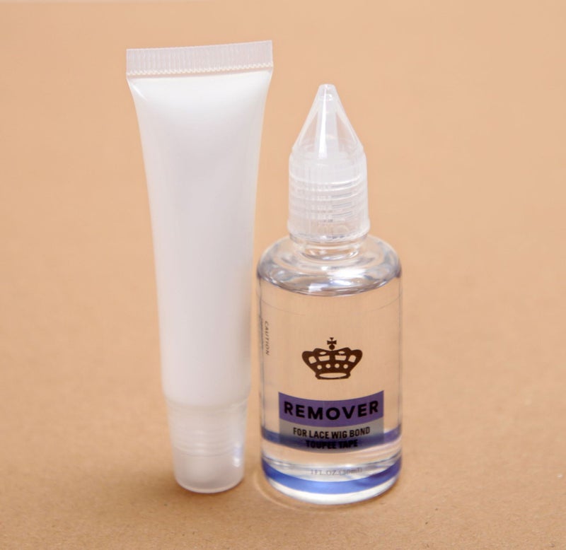Generic Bangs Full Real Hair Front Headline Adhesive Breathable Ultra-thin Real Hair Hand-woven Natural Tire French Real Hair Pieces Special glue for lanugo and bangs