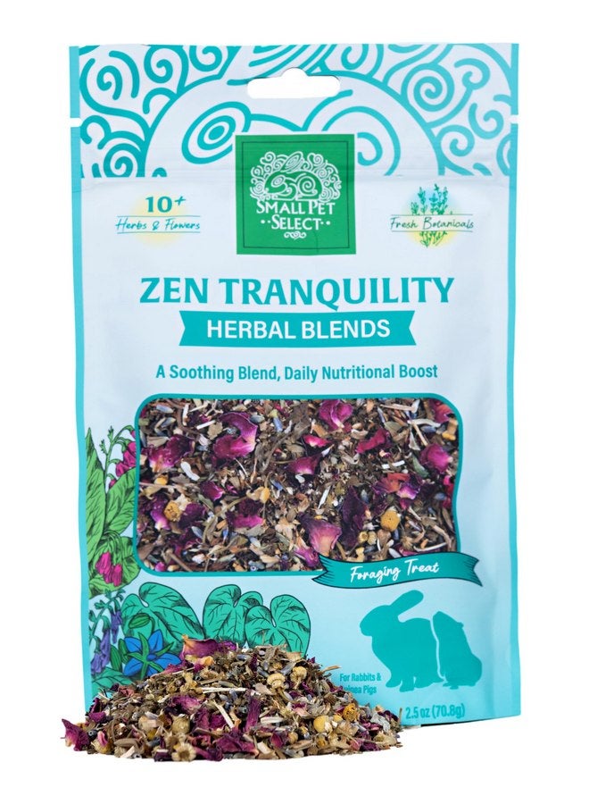 Small Pet Select - Zen Tranquility Herbal Blend, a Natural Herbal Treat for Rabbits and Guinea Pigs, 2.5oz - Image 1