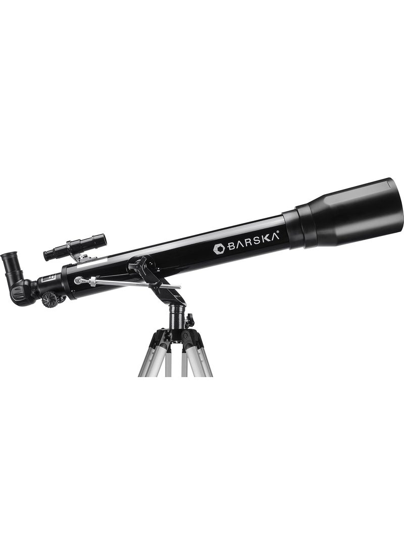 BARSKA BARSKA Starwatcher 700x70mm 525 Power Refractor Telescope with Altazimuth Mount and 3X Barlow Lens Black AE12934  - Image 2