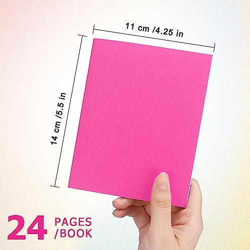 Tamaki 6 Pack Colorful Blank Books for kids to Write, Drawing, Cute Sketchbook for Kid, 6 Colors (4.25 x 5.5 Inches) - Image 3