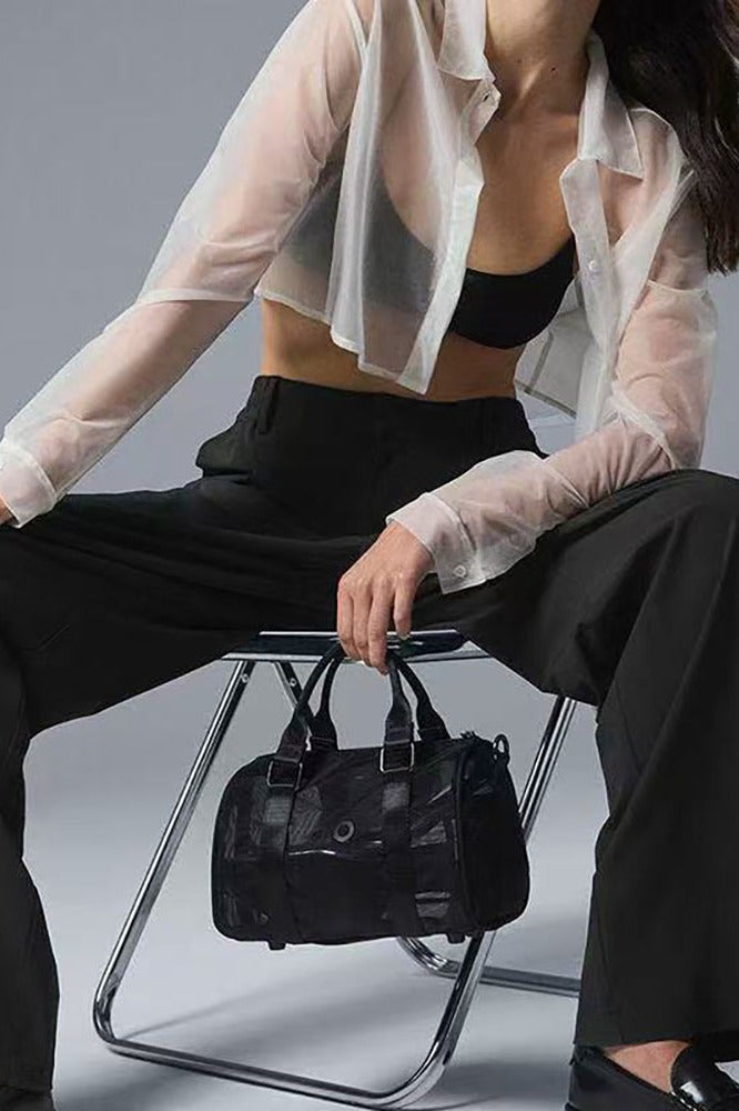 alo Alo Yoga Transparent Travel tote - Black mini Size  - Image 2
