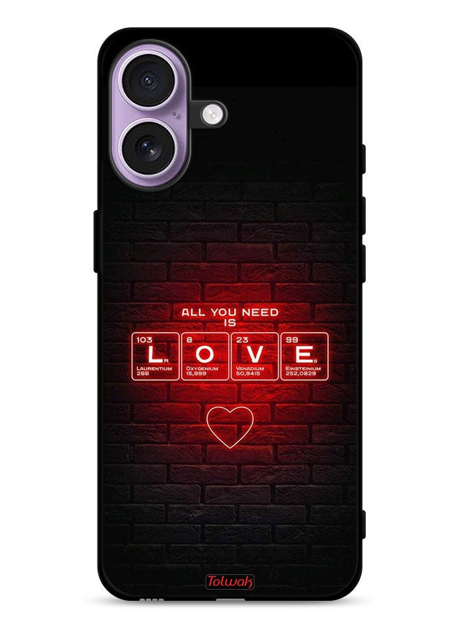 Tolwak Apple iPhone 17 Protective Case Cover All You Need Is Love - Image 1
